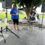 Karaoke at the Health Fair