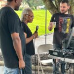 Karaoke at the Health Fair