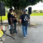 Karaoke at the Health Fair